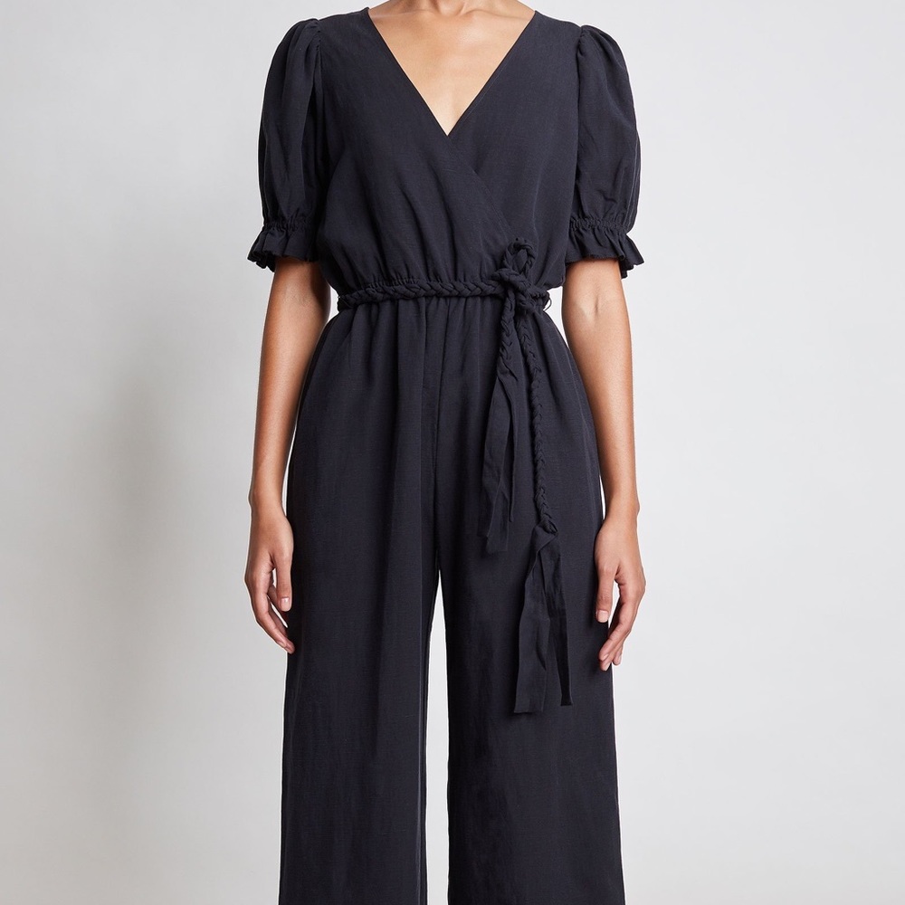 Apiece Apart Chabrol Jumpsuit in black, size 12